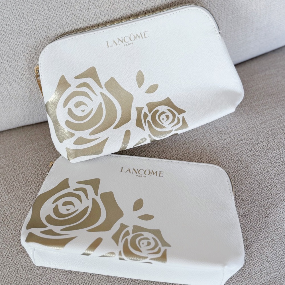 2 for $7 Lancome Absolue White Cosmetic Pouch